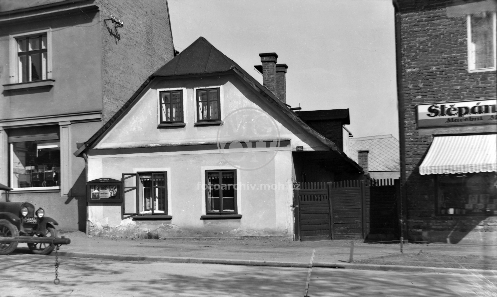 Negativ - Široká ulice (dnes Husova ulice), Kristejnova chalupa čp. 145