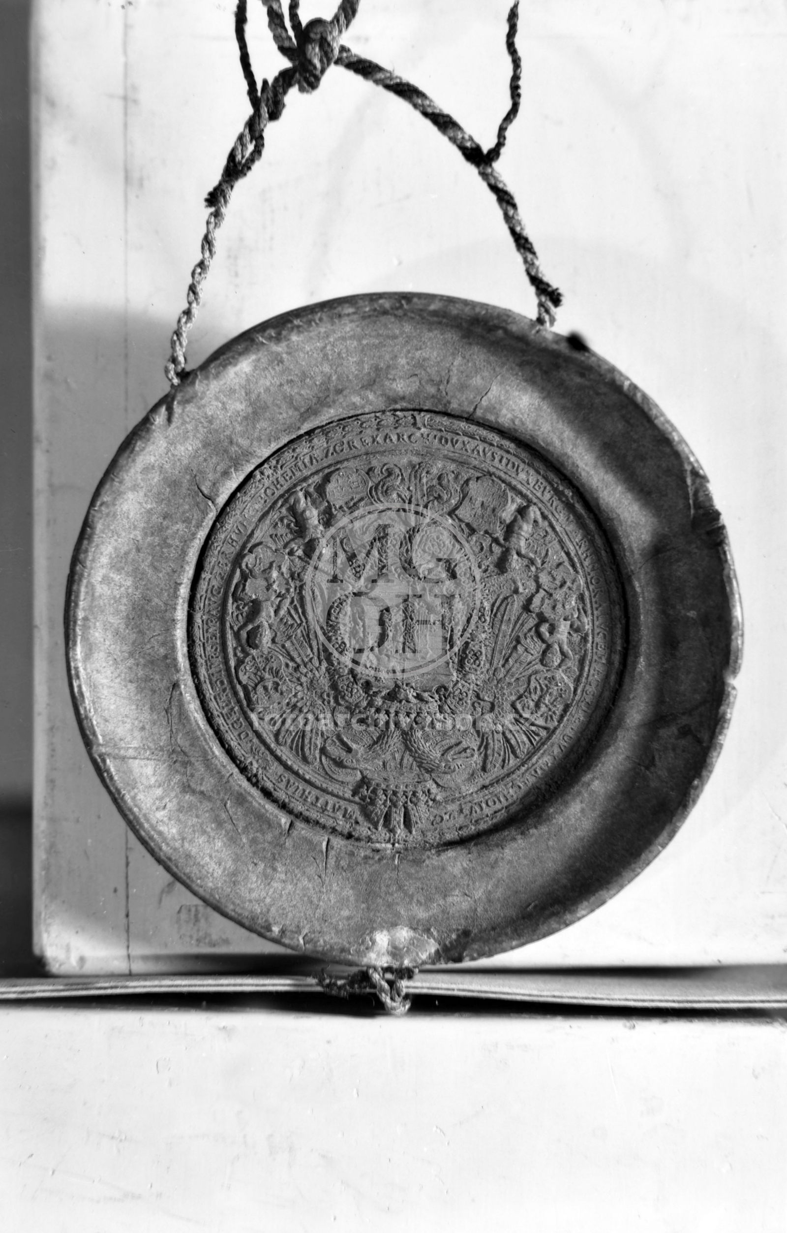 Negativ - Pečeť císaře Matyáše, 1614