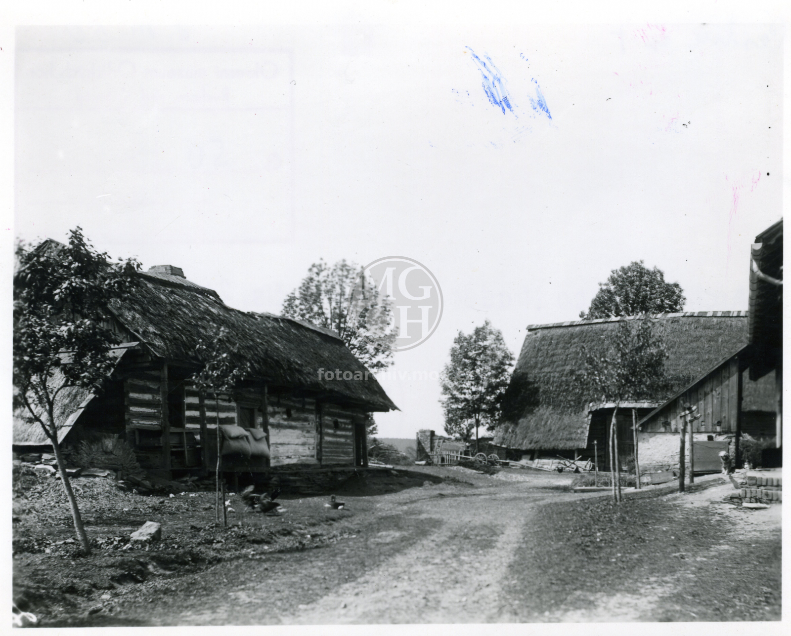 Fotografie - Dům čp. 7, roubená chalupa, celkový pohled do dvora