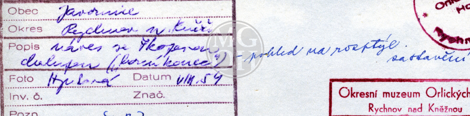 Fotografie - Náves - horní konec - Škopova chalupa