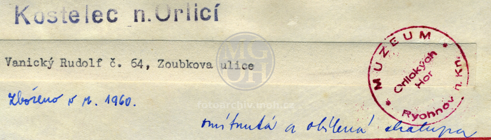 Fotografie - Dům čp. _64, dřevěná chalupa omítnutá a obílená