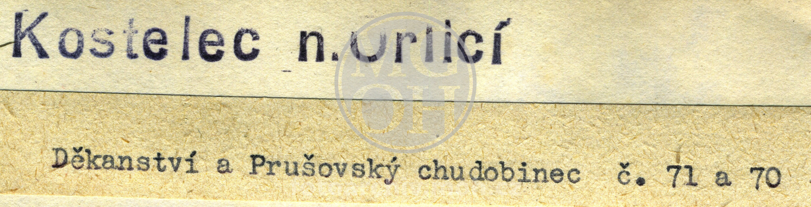 Fotografie - Dům čp. _70 a čp. _71, zděné stavby - 1. patrová, 2. přízemní