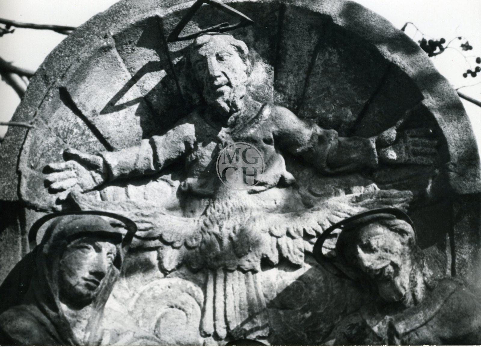 Fotografie - Socha nejsv. Trojice - detail