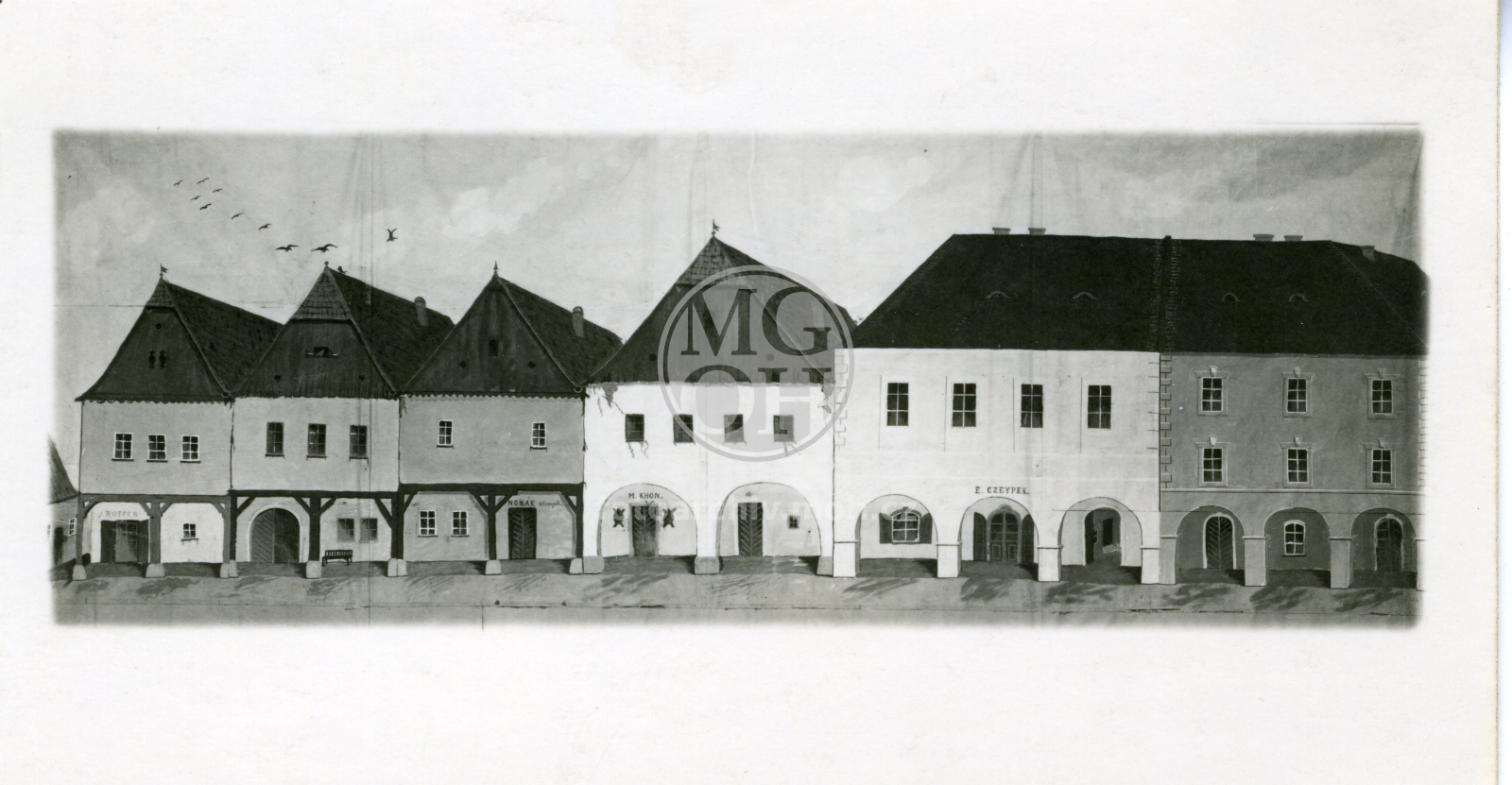 Fotografie - Kulisy malované Rudolfem Vostřebalem
