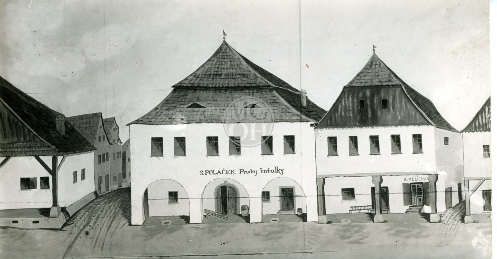 Fotografie - Kulisy malované Rudolfem Vostřebalem