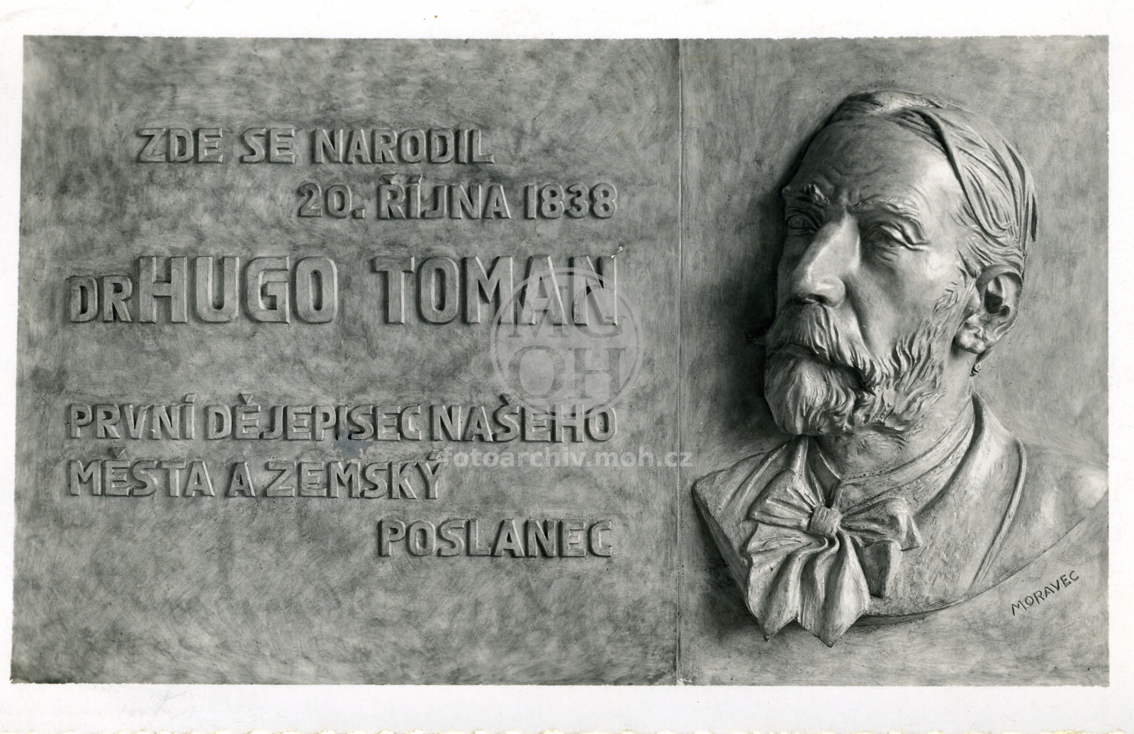 Fotografie - Pamětní  deska H. Tomana