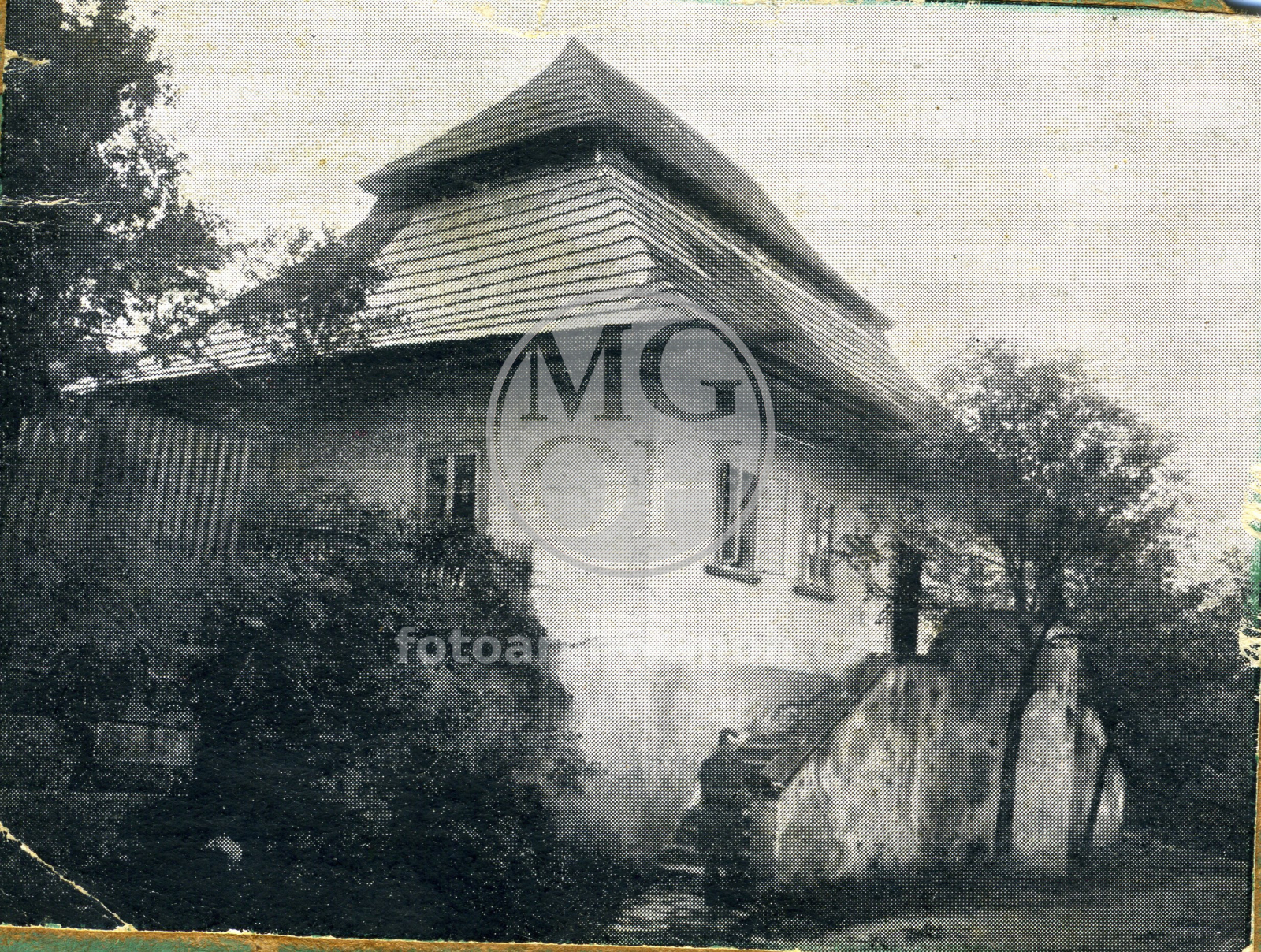 Fotografie - Dům čp. 51, fara, před r. 1897.