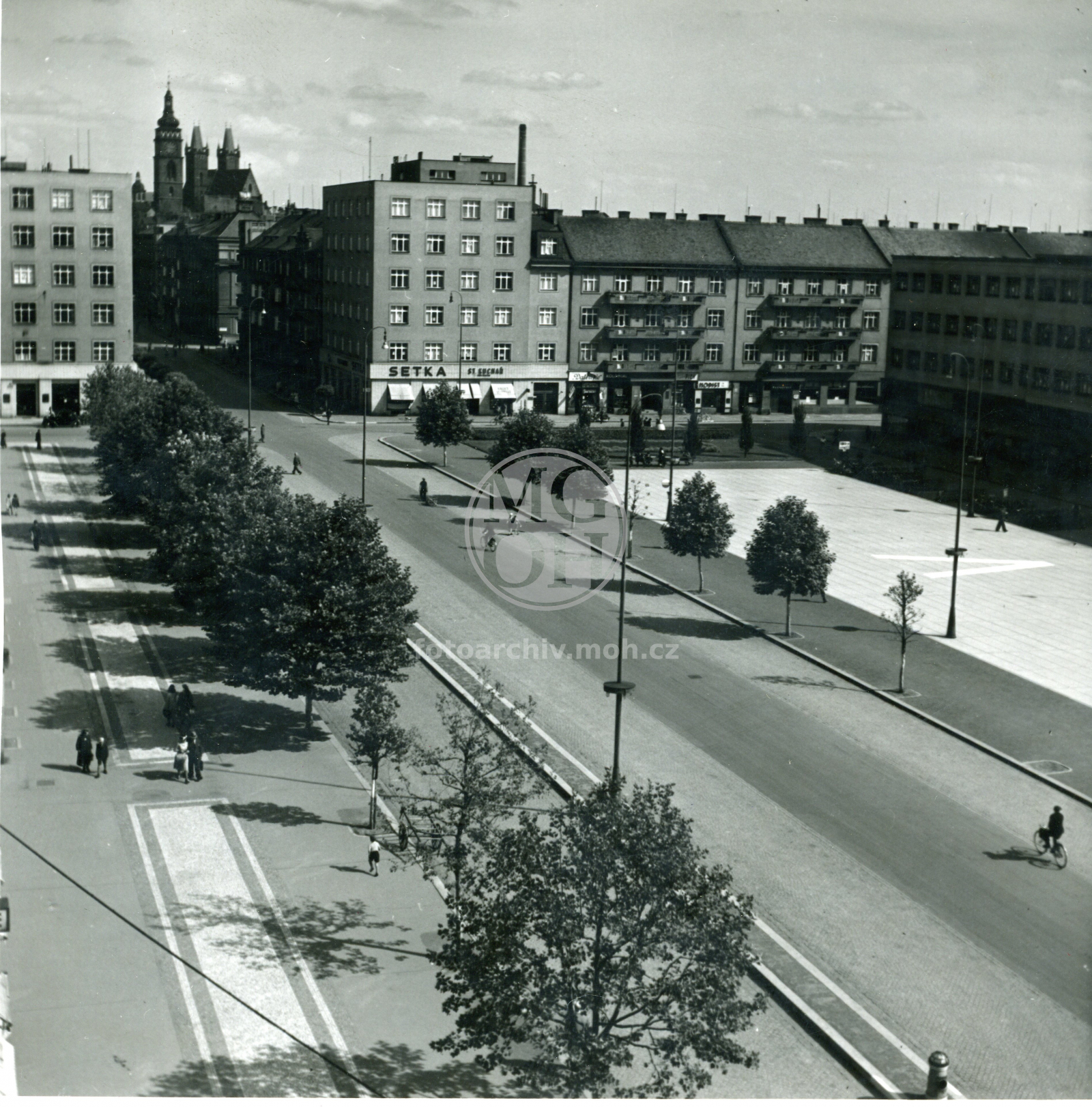 Fotografie - Ulrychovo náměstí, nadhled