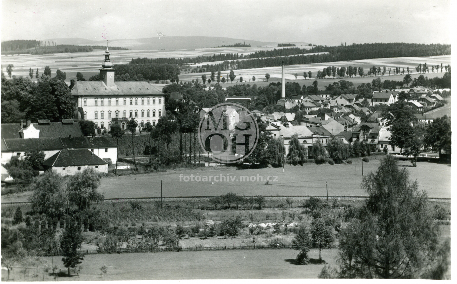 Dopisnice - Zámek -  celový pohled