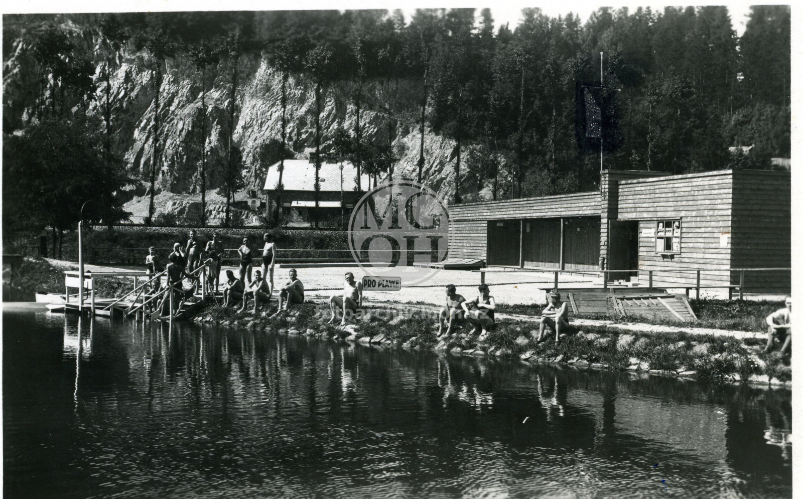 Dopisnice - Koupaliště (říční lázně)