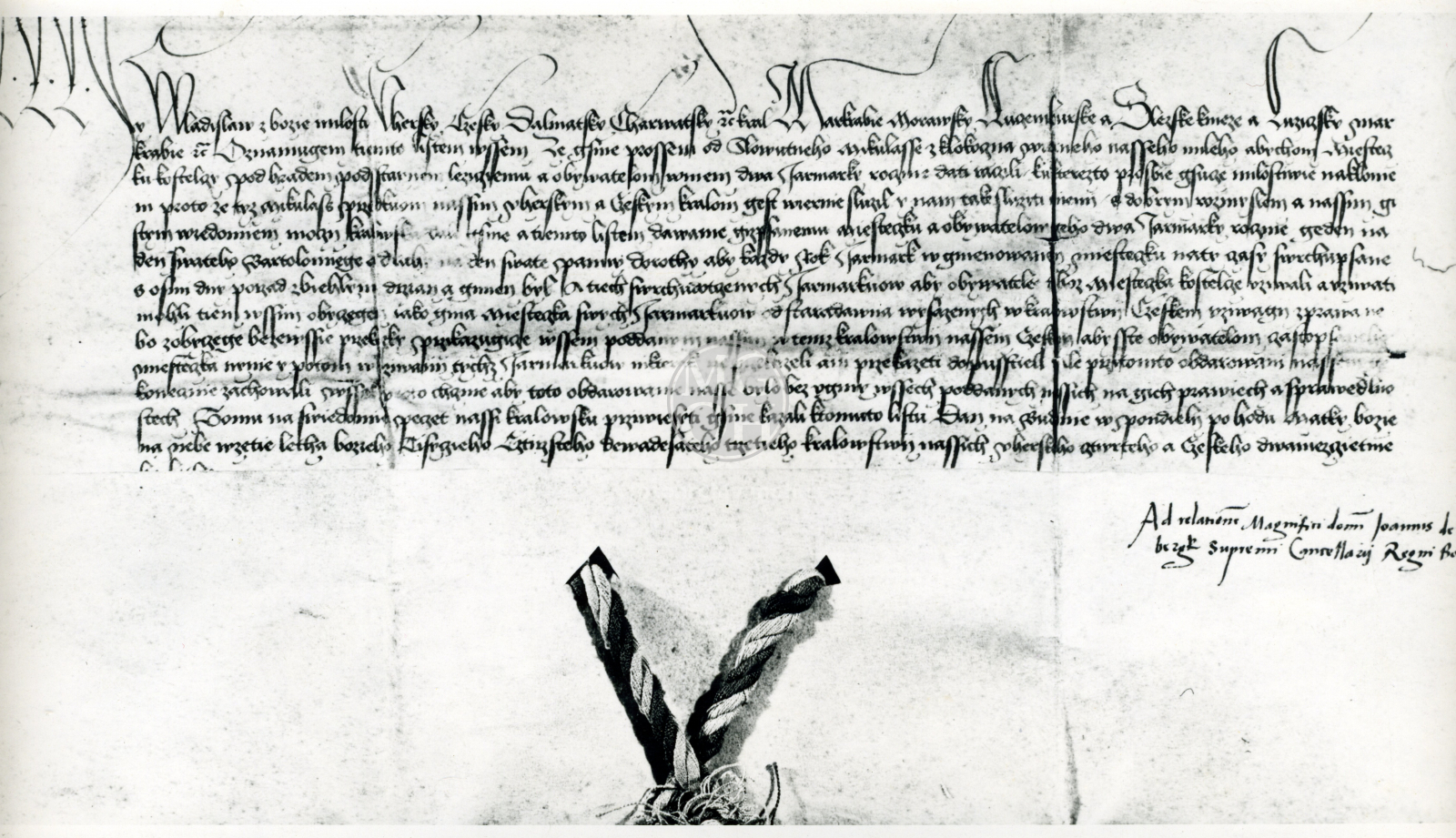 Fotografie - Pergamen (Vladislav 1604)