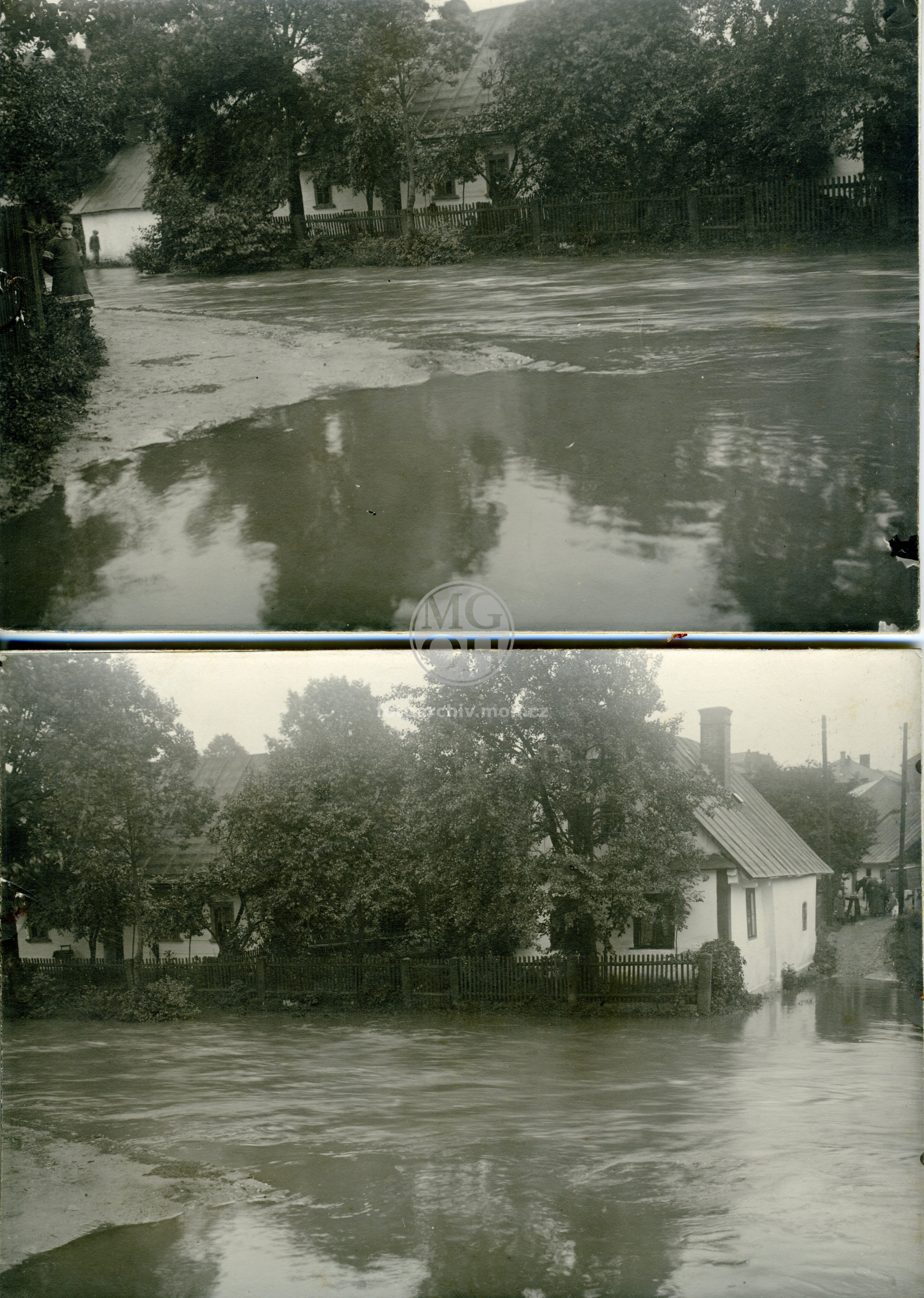 Fotografie - Serie pohledů na povodeň