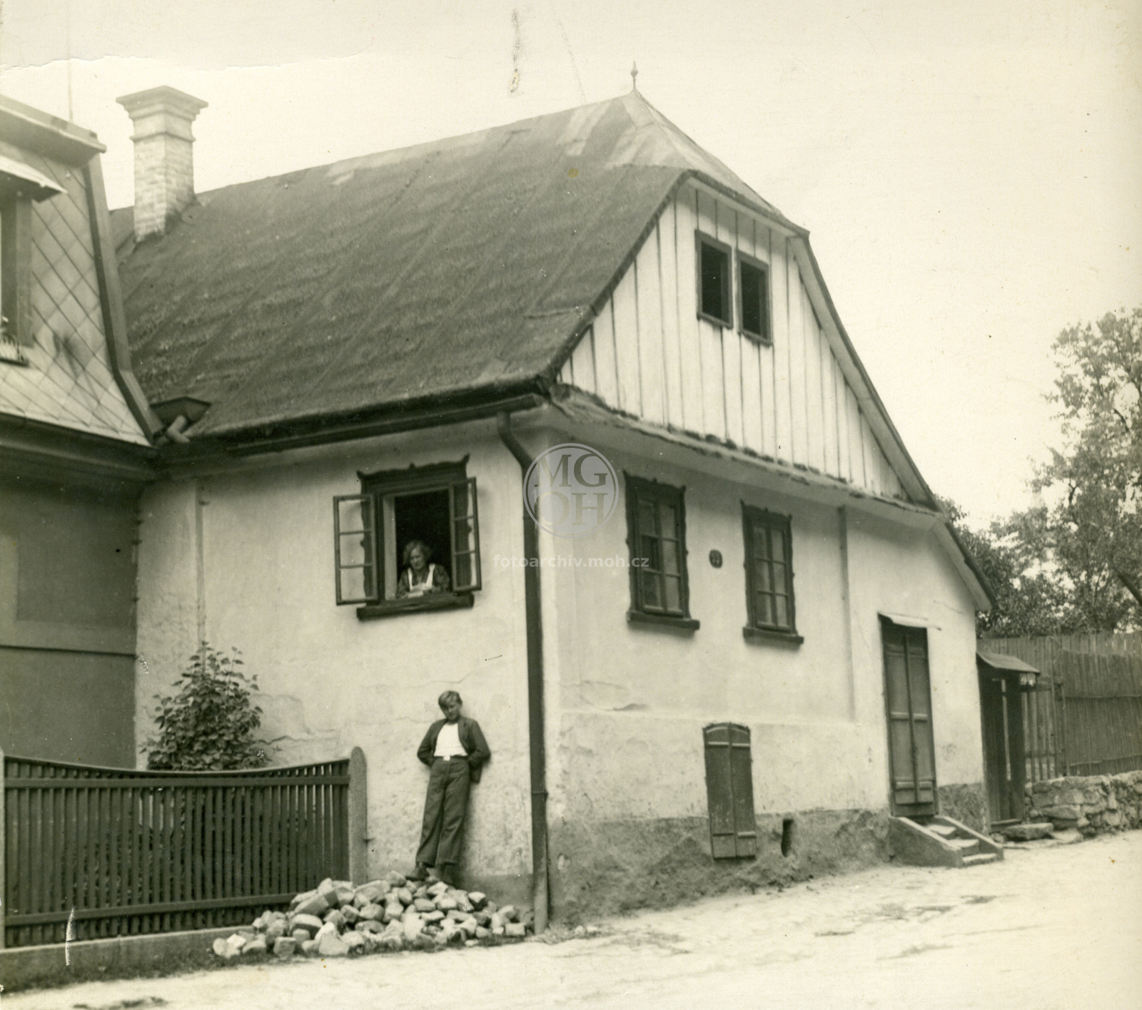 Fotografie - Dům čp. _33, dřevěná architektura, Komenského ulice
