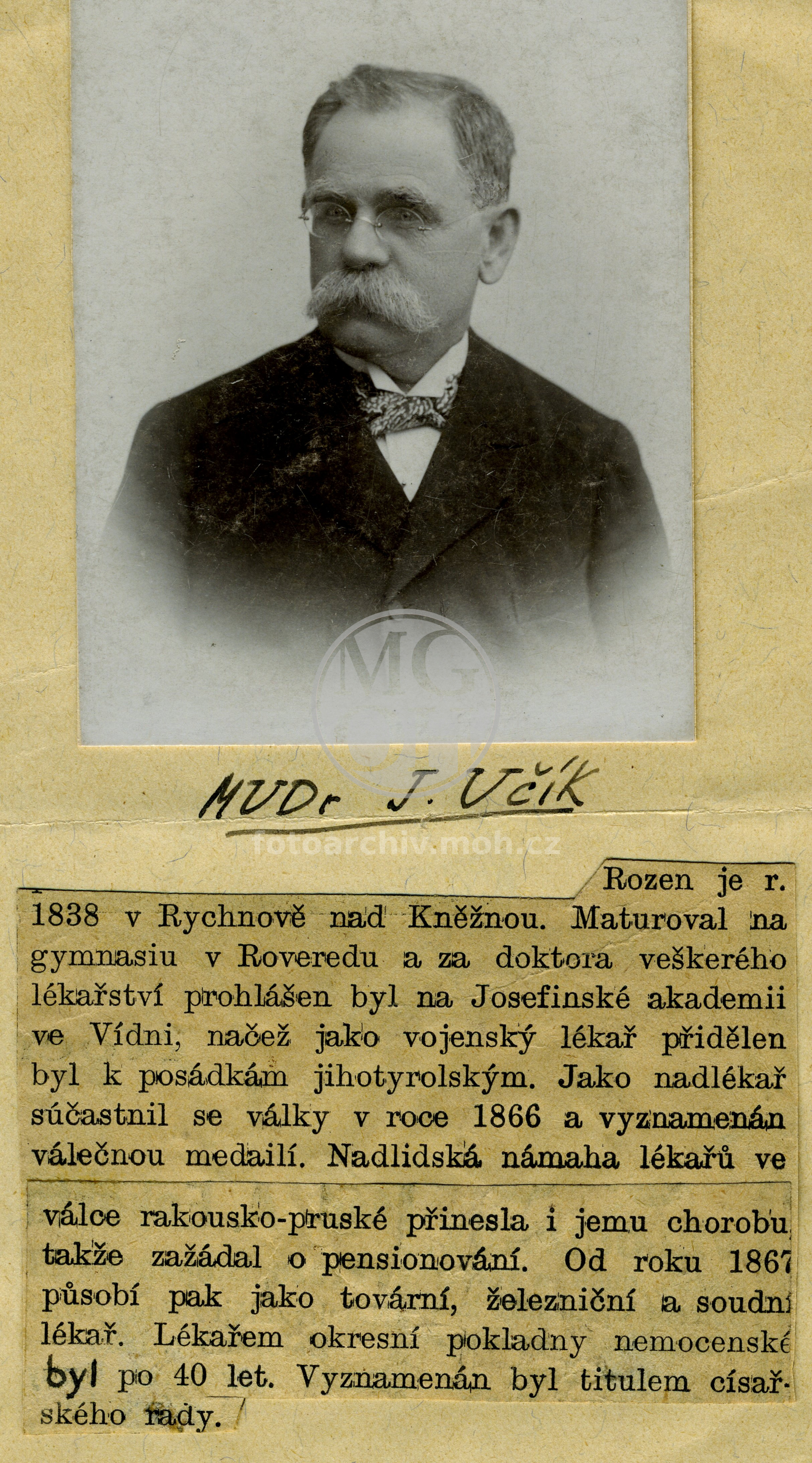 Fotografie - Osoba: Učík J., MUDr.
