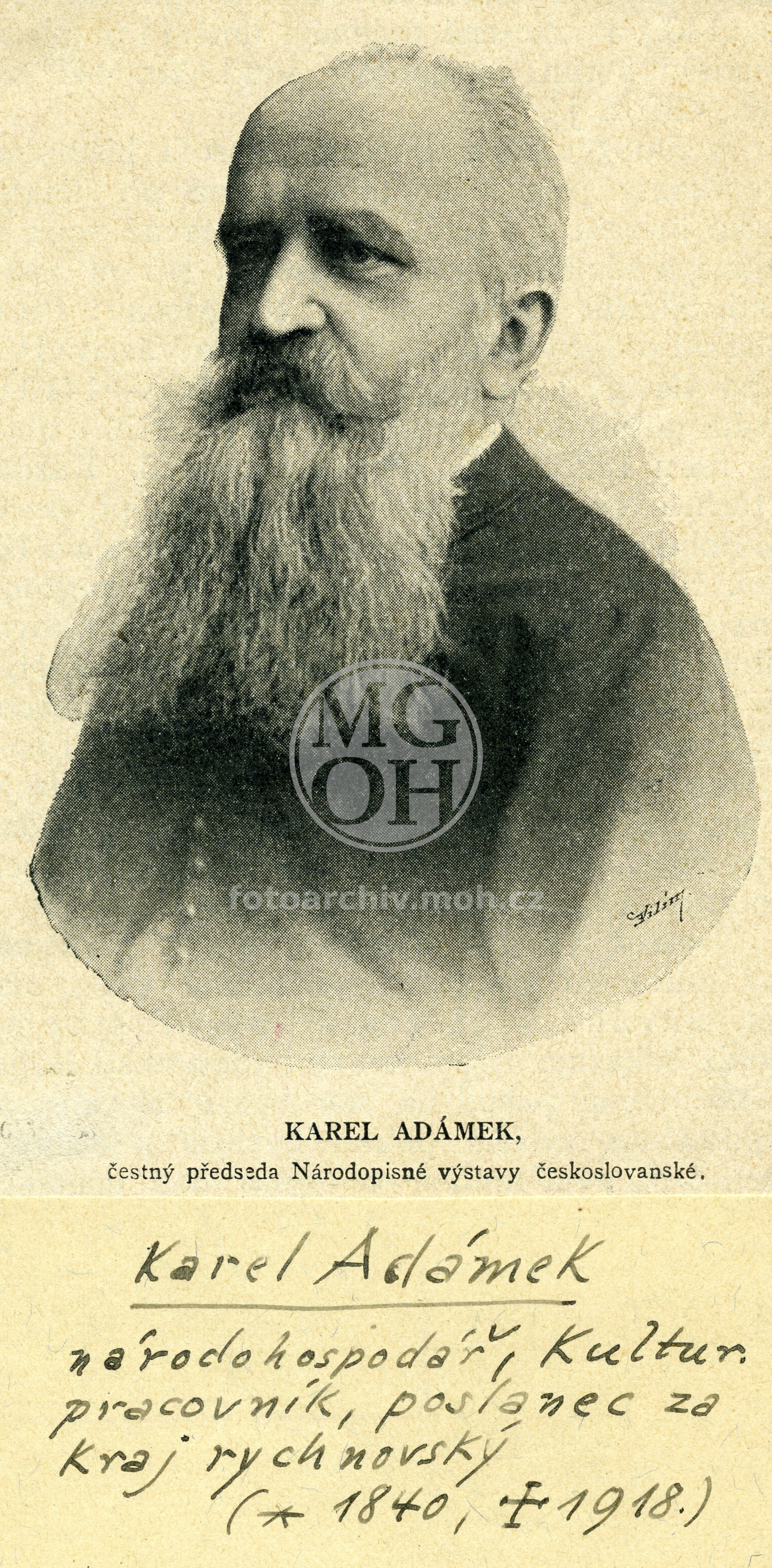 Fotografie - Osoba: Adámek Karel