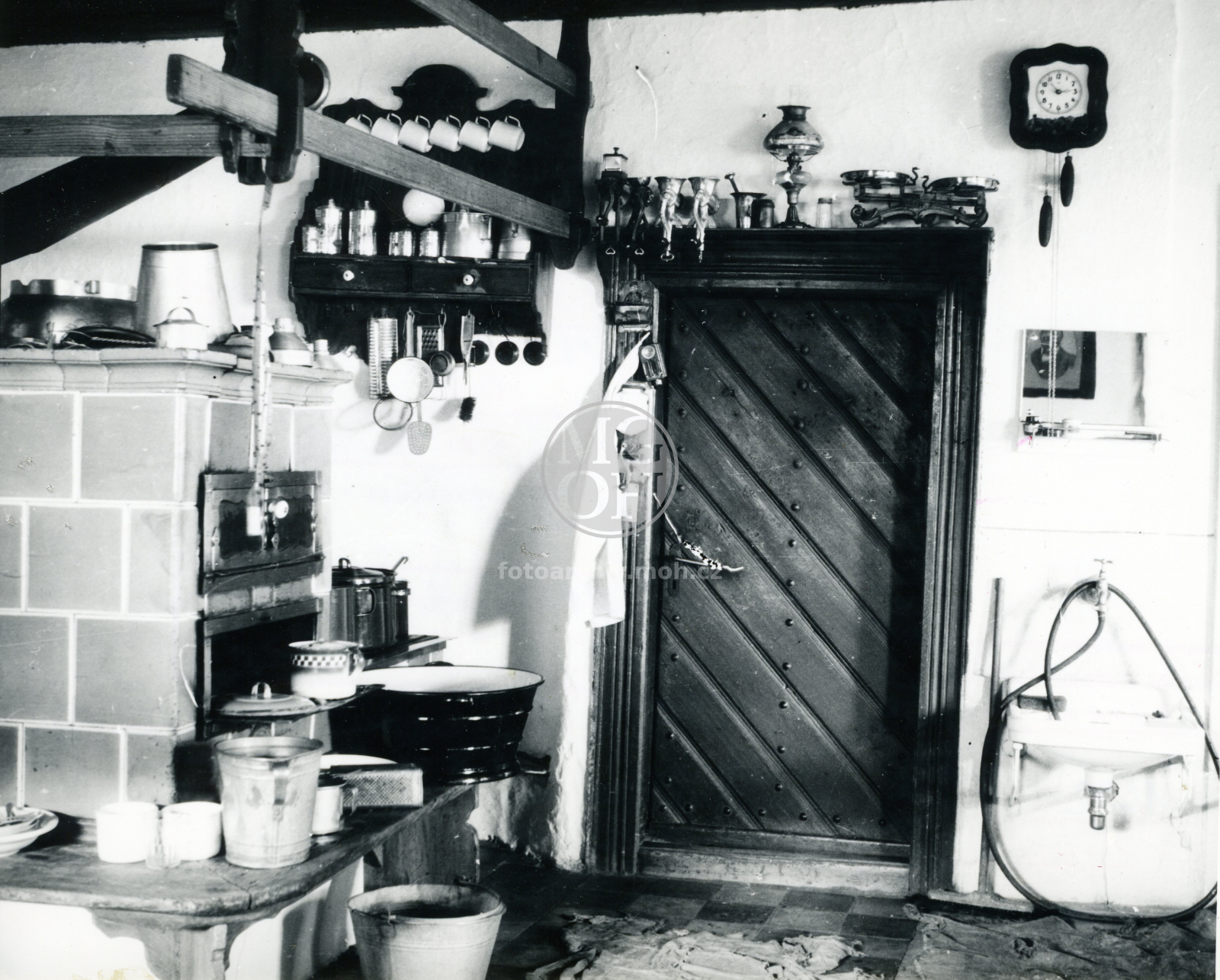 Fotografie - Dům čp. __2, interiér světnice