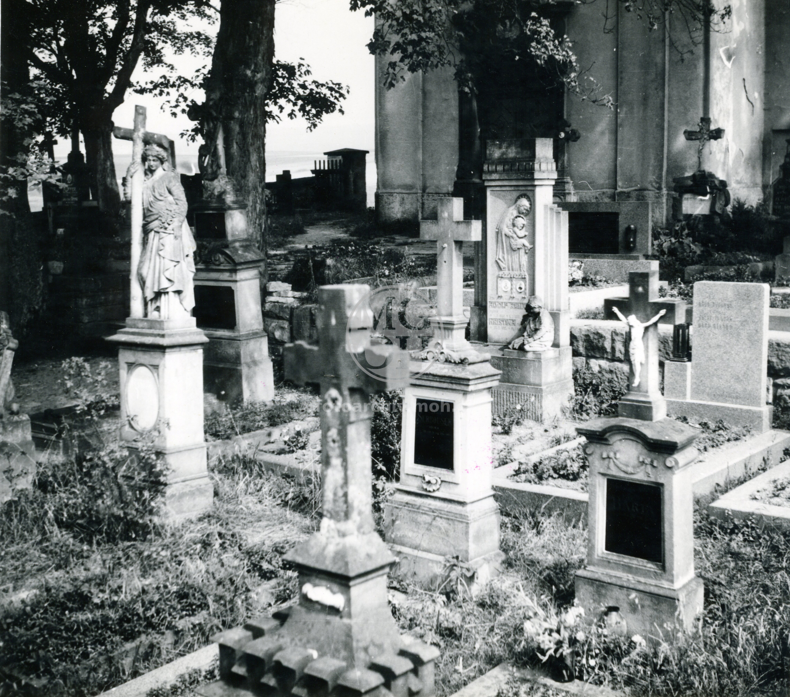 Fotografie - Hřbitov - náhrobky