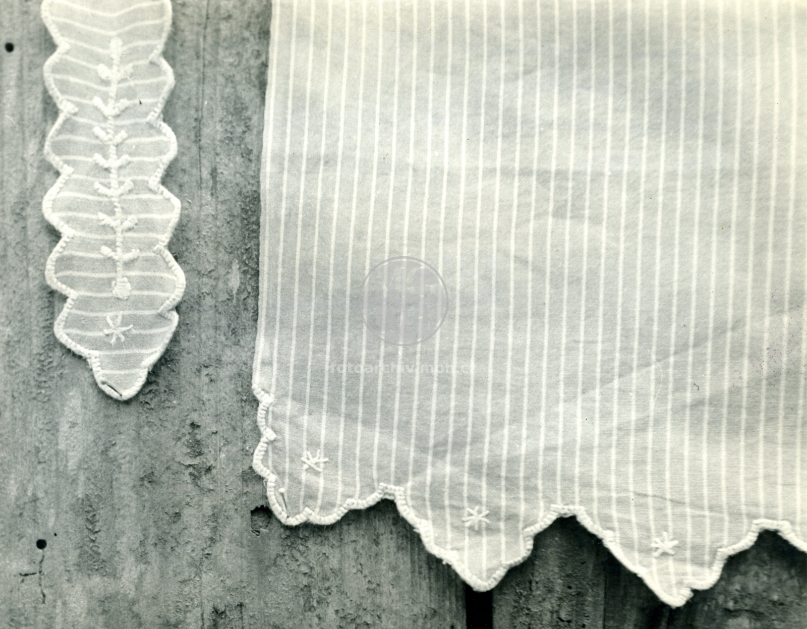 Fotografie - Zástěra vyšitá bavlnou - nošena do dvacátých let 
Osoba: Divíšková