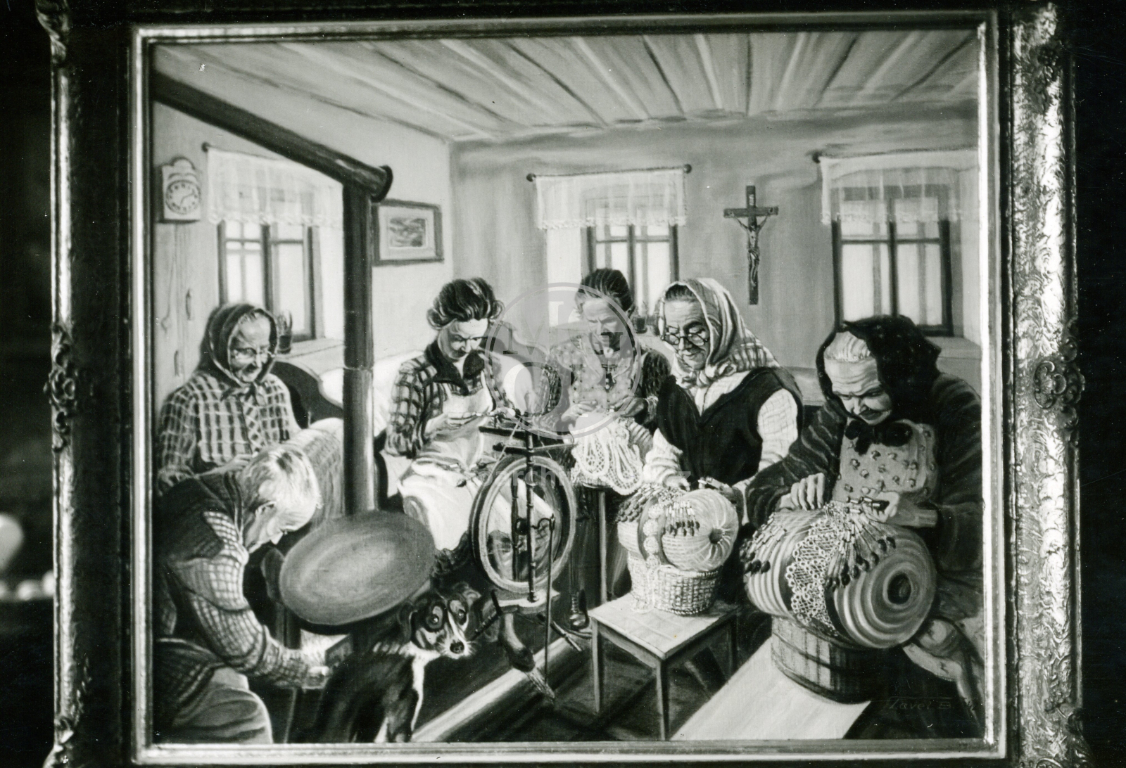 Fotografie -  Na přástvě  
Osoba: Pavel Bohuslav - olej