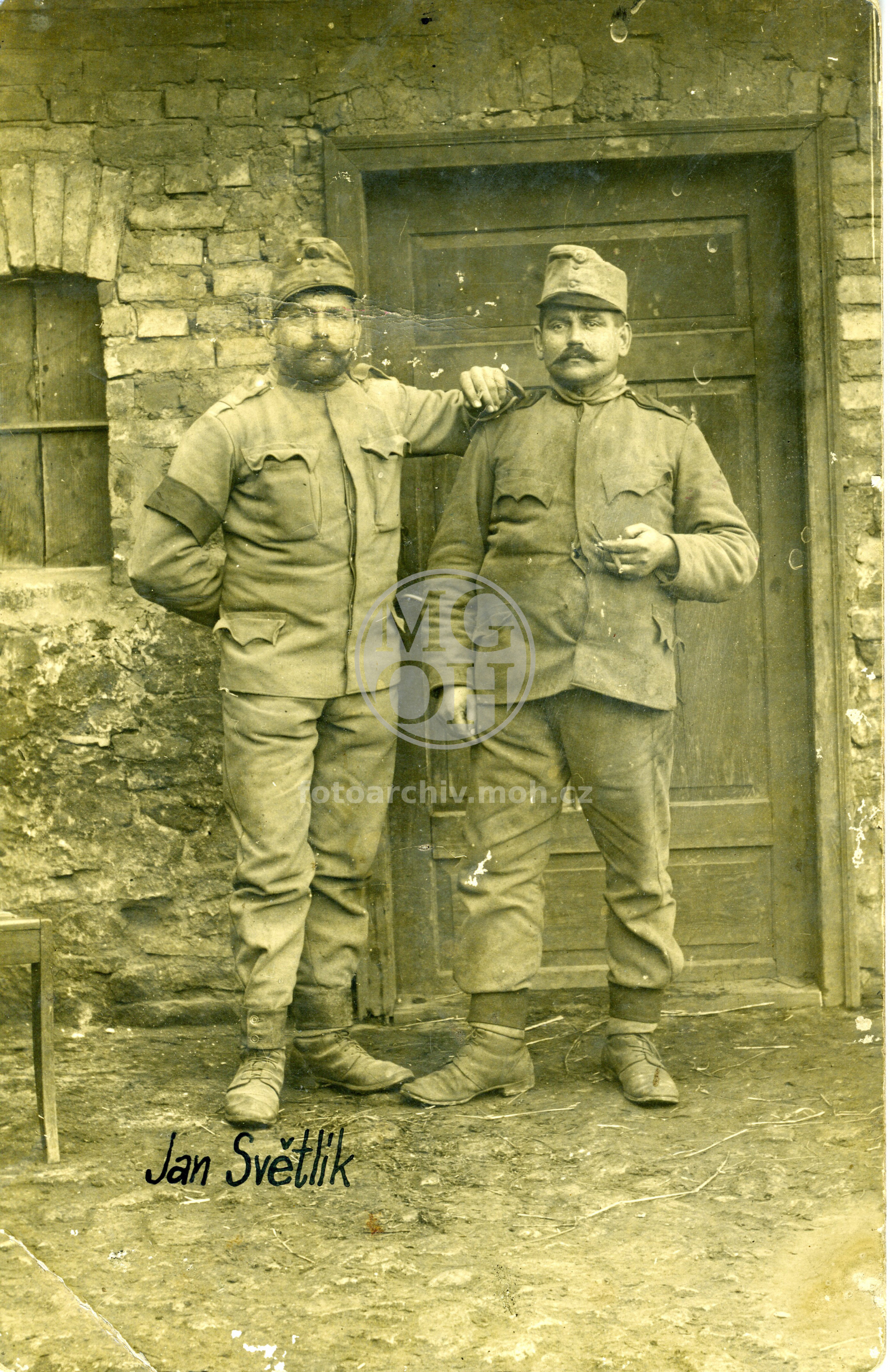 Fotografie - Jan Světlík v 1. sv. válce
Osoba: Světlík Jan