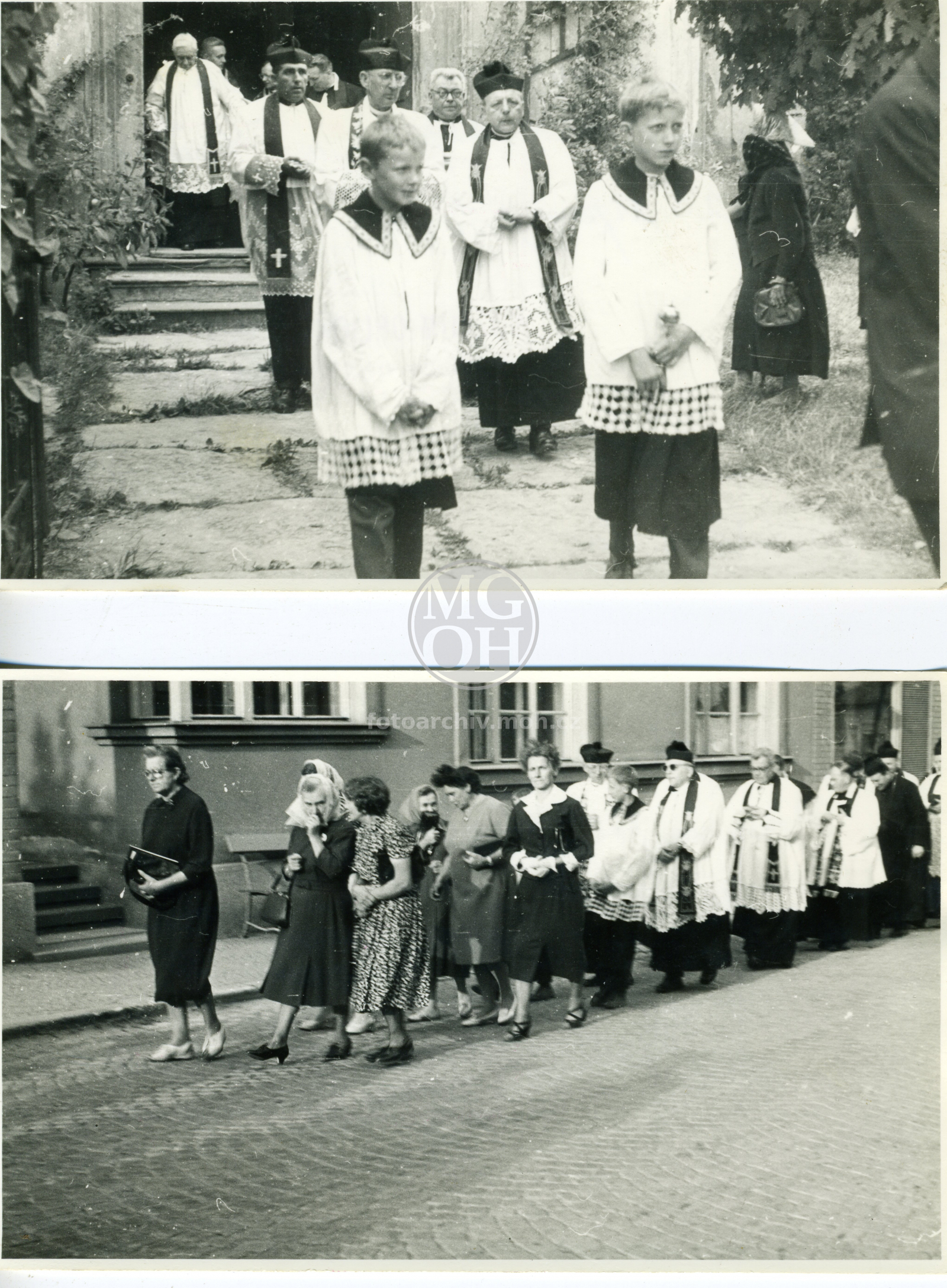 Fotografie - Pohřeb Jana Samka rodáka ze Skršic