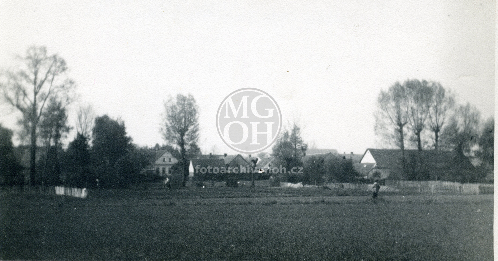 Fotografie - Střední část obce Skršic