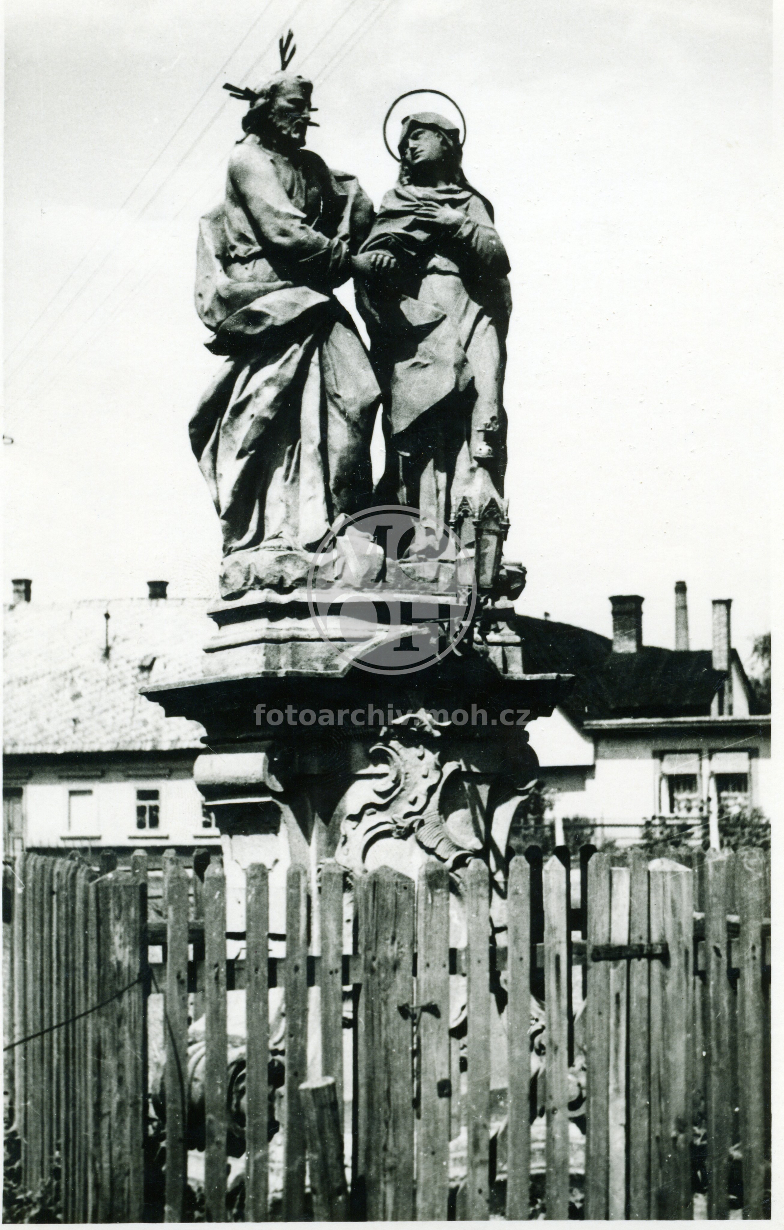 Fotografie - Plastika Loučení Krista s P. Marií u jatek