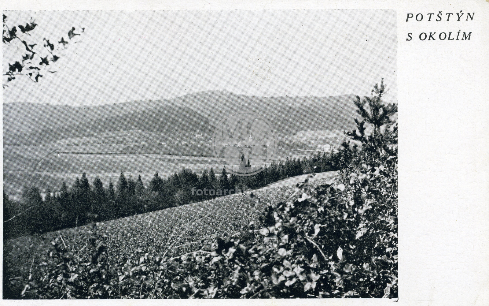 Fotografie - Celkový pohled na Potštejn