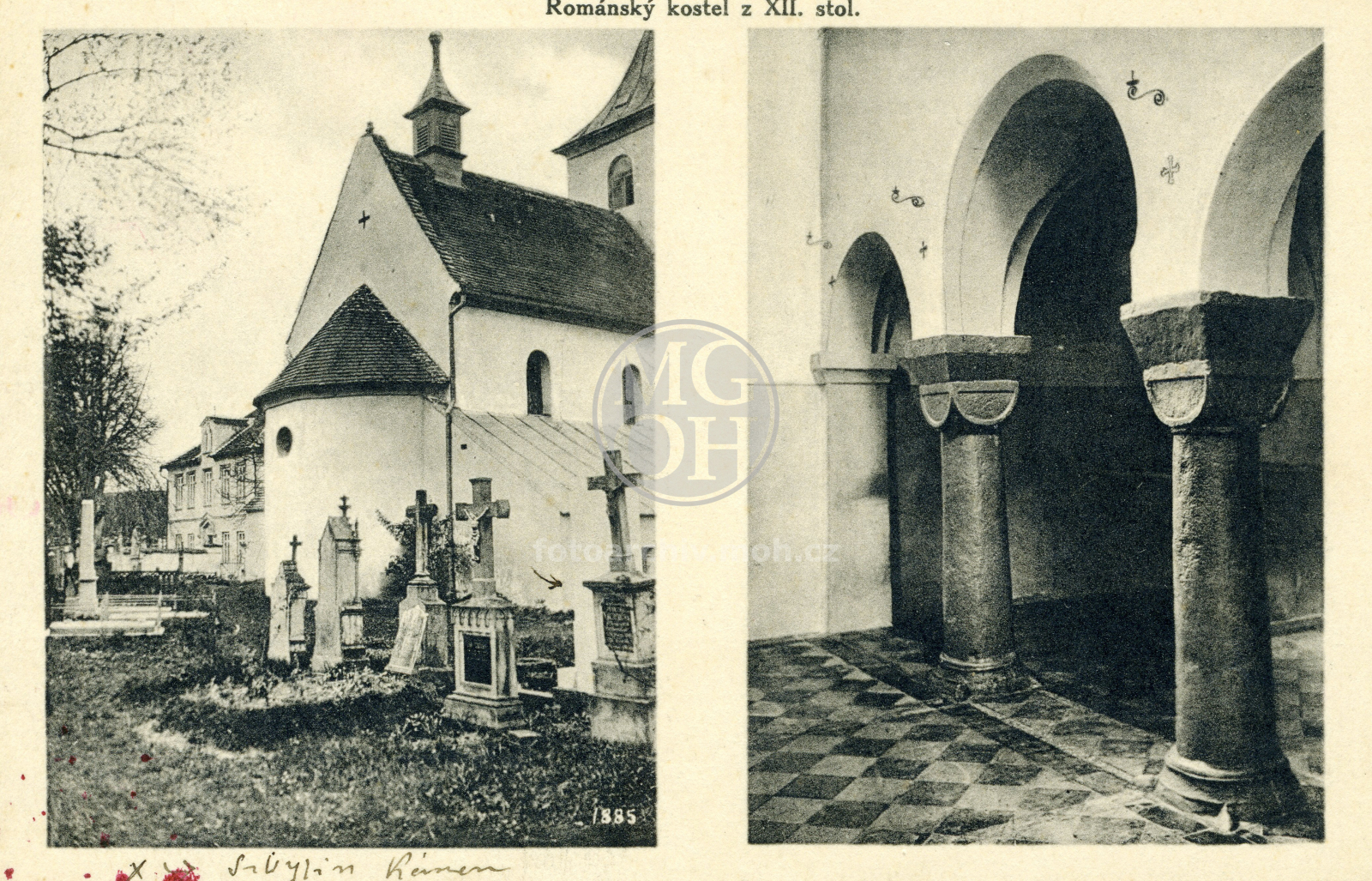 Fotografie - Kostel s hřbitovem