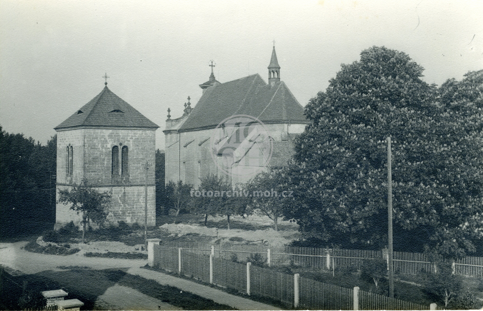 Fotografie - Kostel sv. Havla, kostel Nejsvětější Trojice, hřbitovní kaple, synagoga