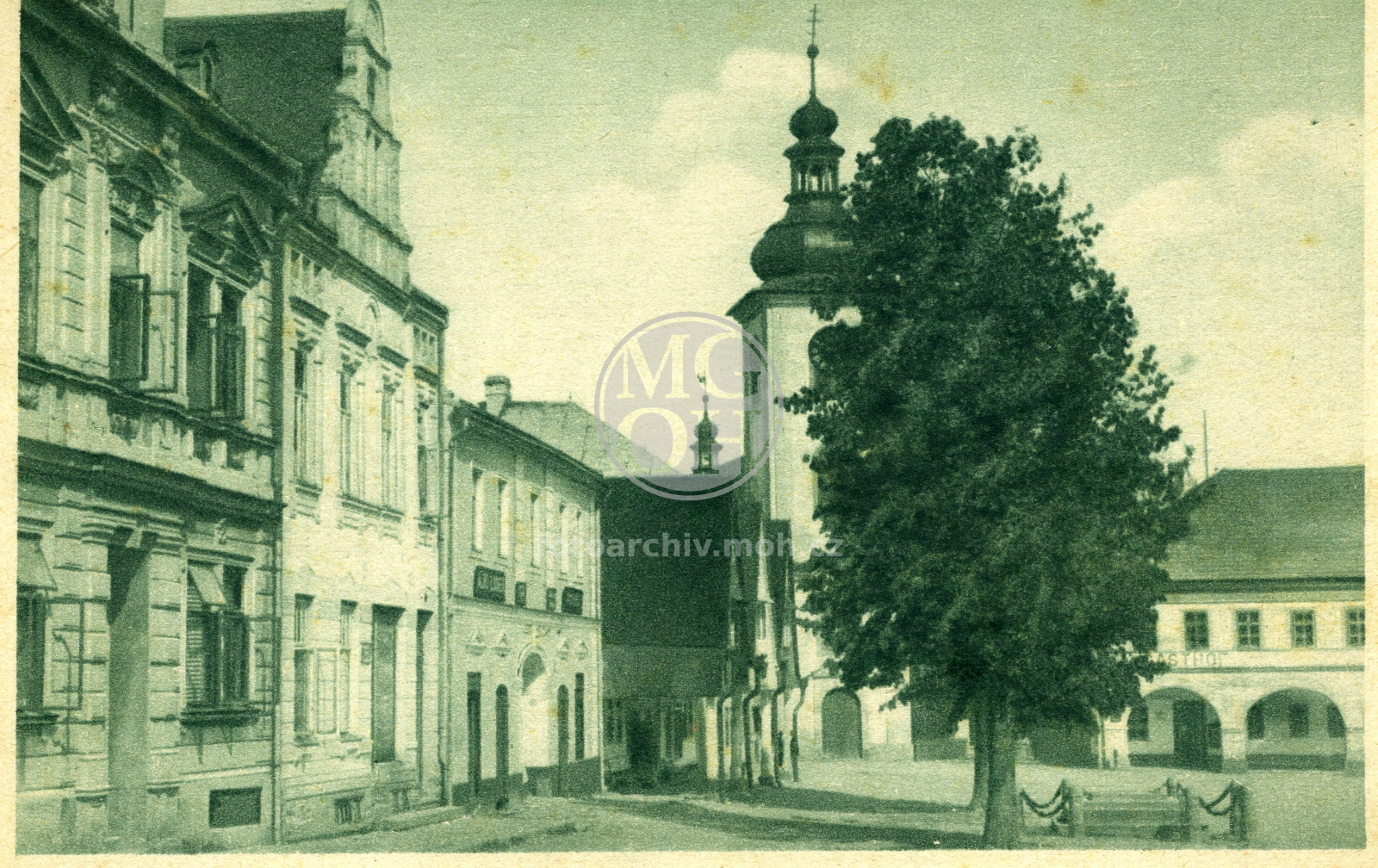 Fotografie - Pohled na město, detail