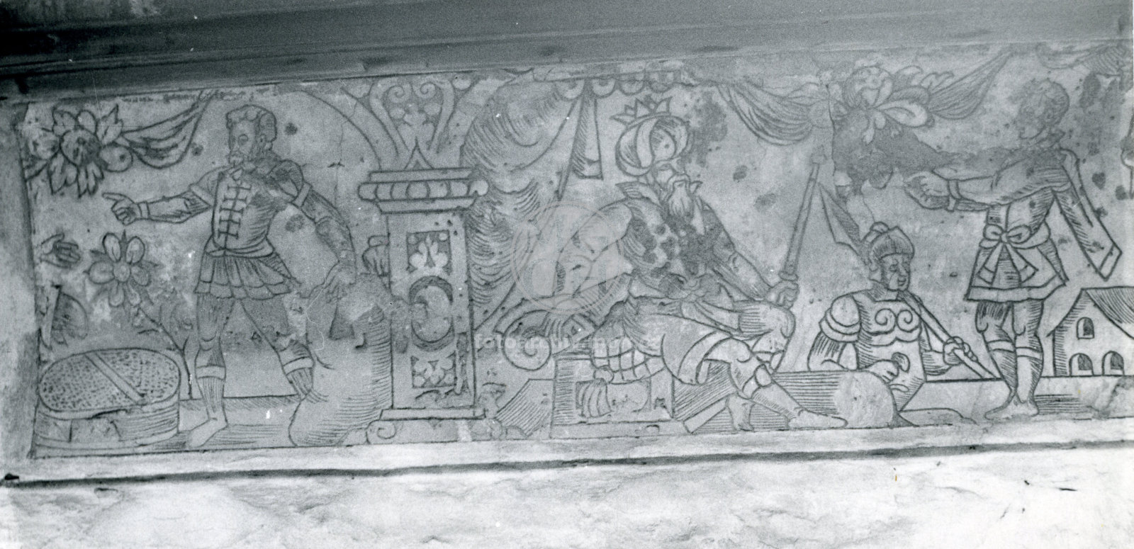 Fotografie - Sgrafita na kostele