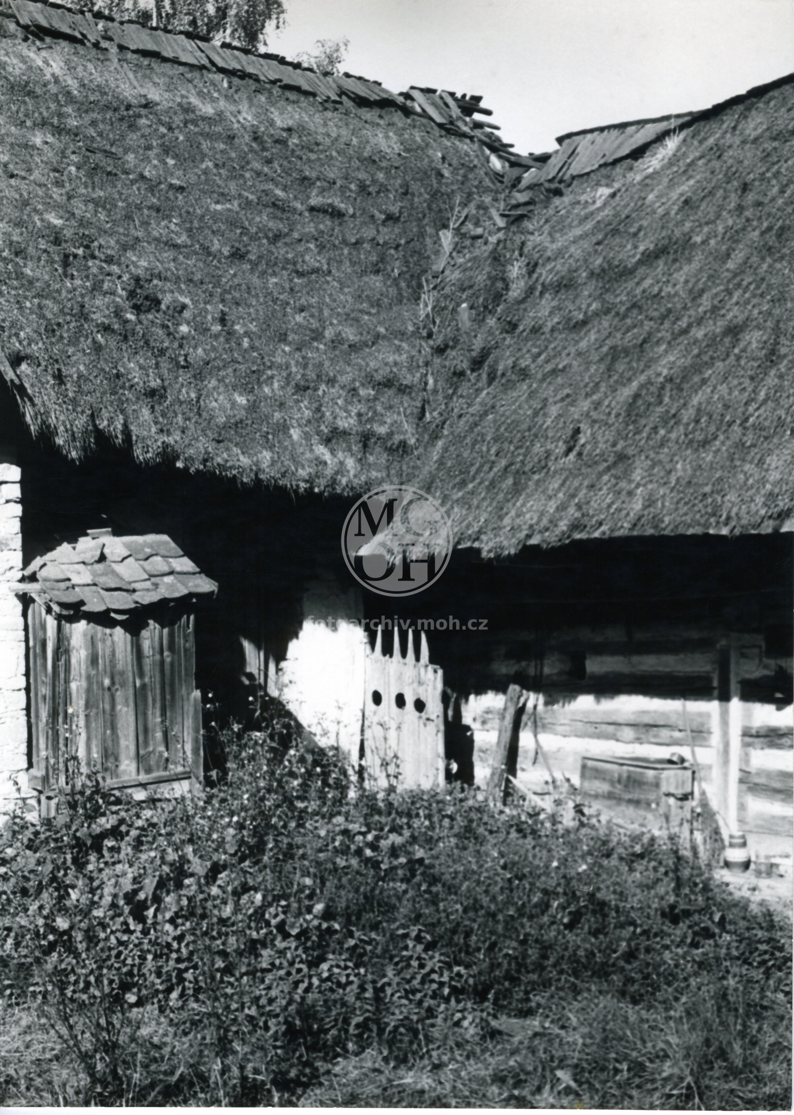 Fotografie - Lididová stavba, celek a detail