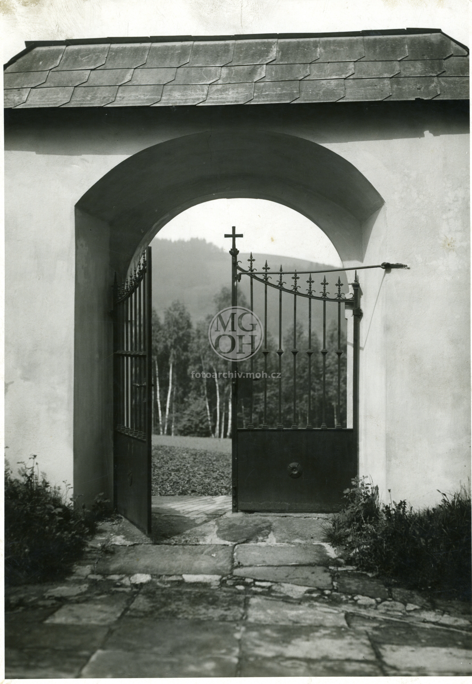 Fotografie - Karton - hřbitov