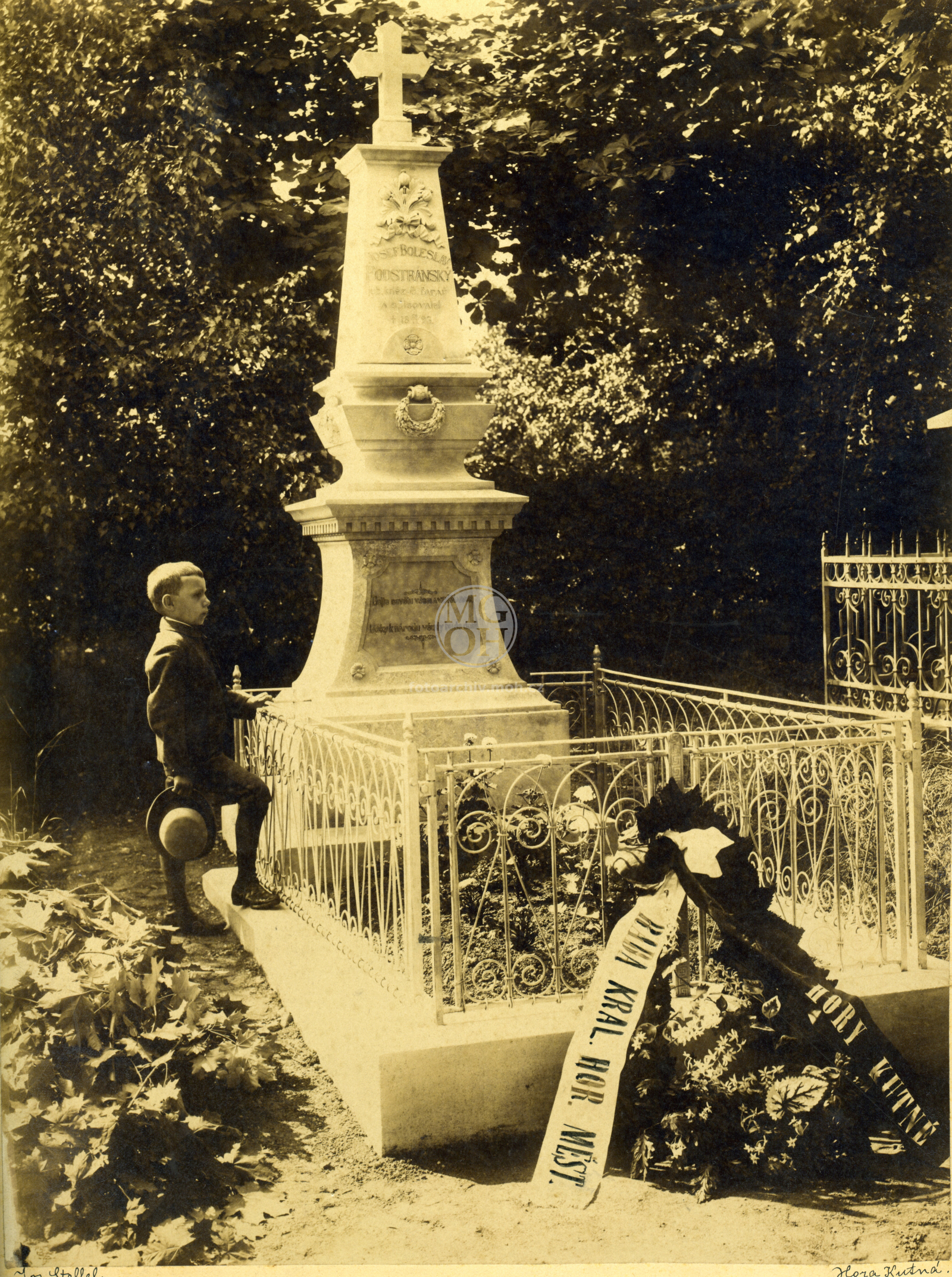 Fotografie - Náhrobek J. B. Podstránského