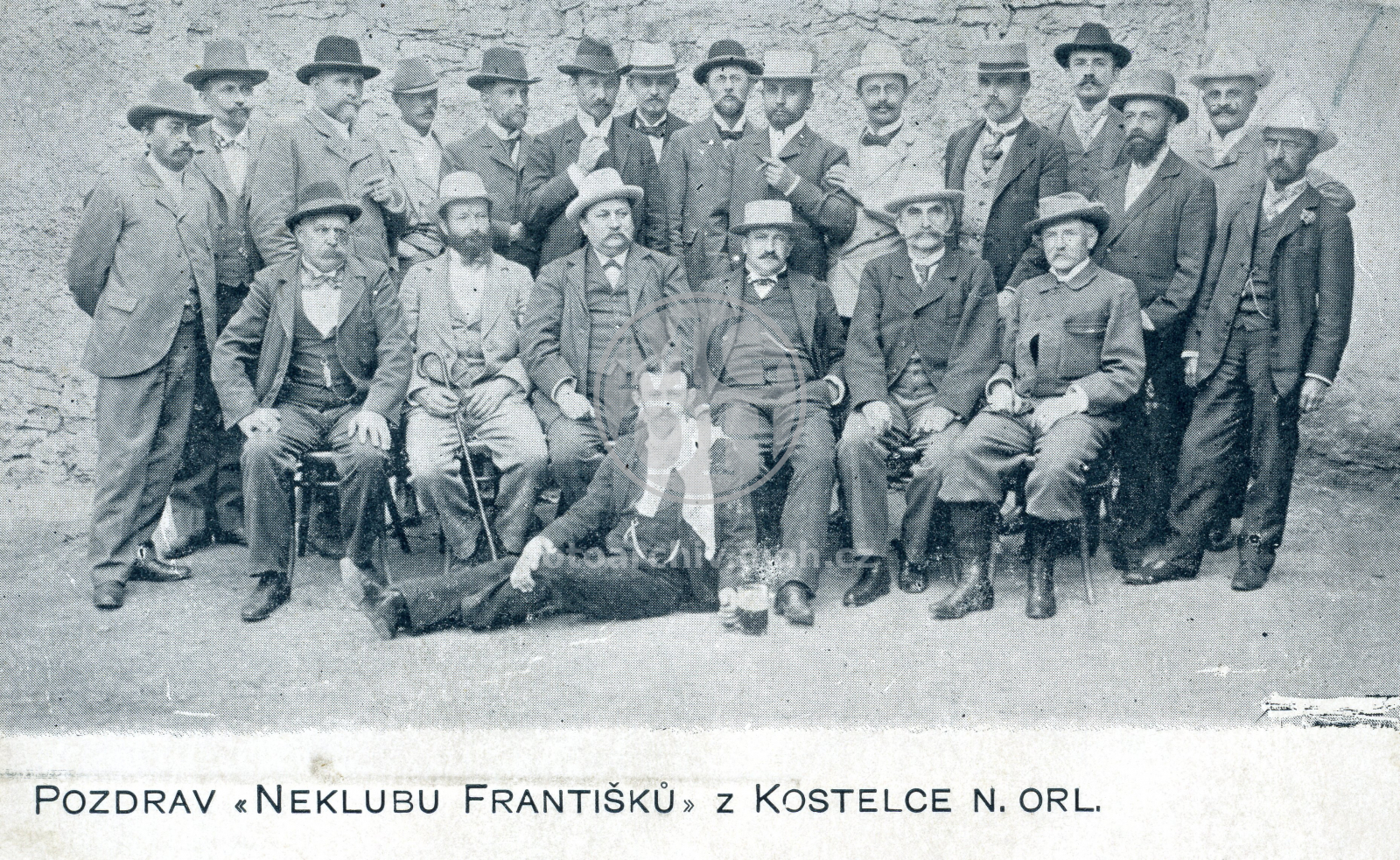 Fotografie - Dopisnice, pozdrav Neklubu Františků