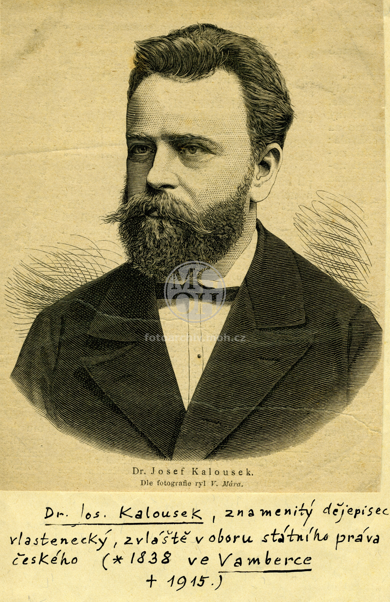 Fotografie - Osoba: Kalousek Jos., Dr.