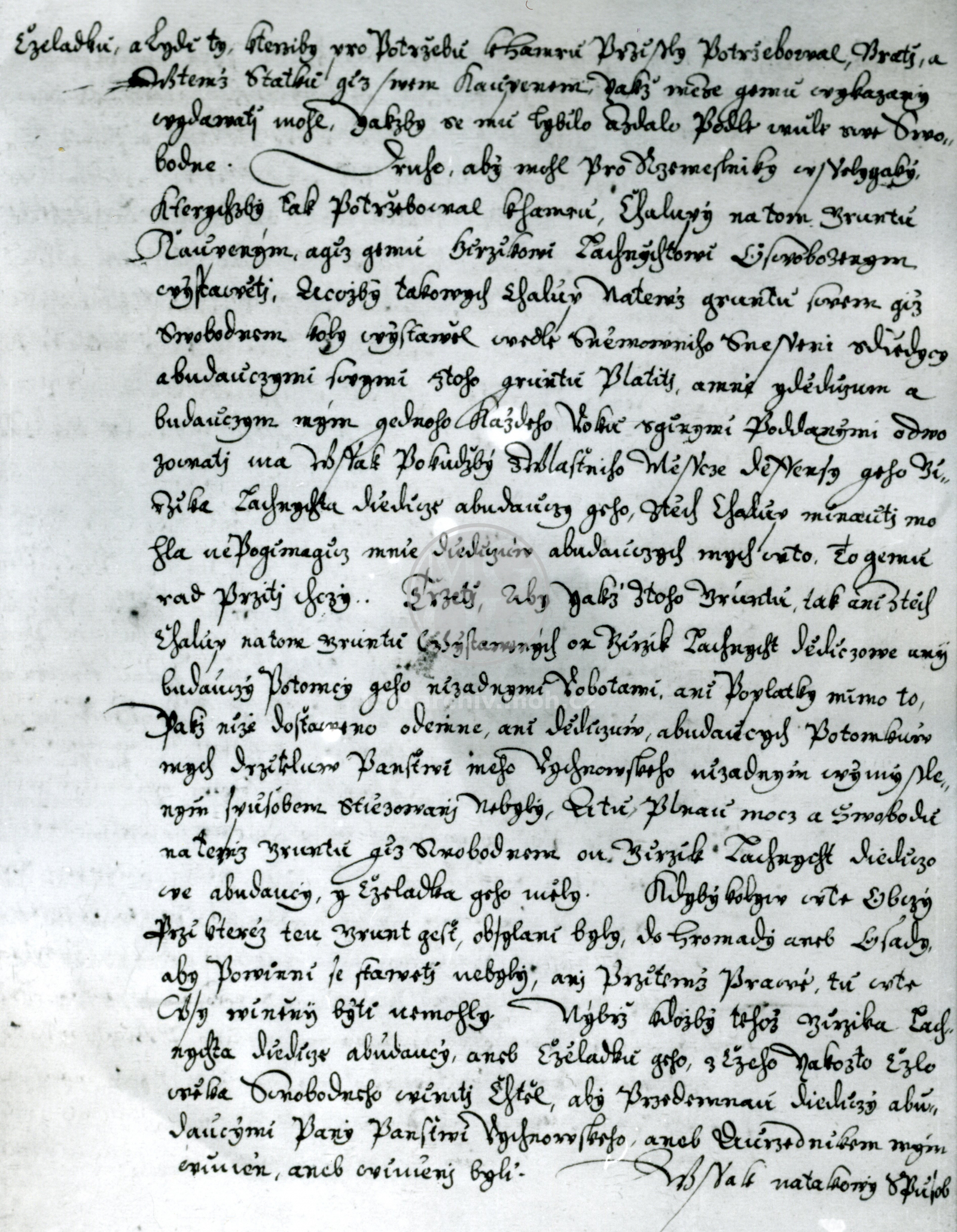 Fotografie - Privilegium hamerníka