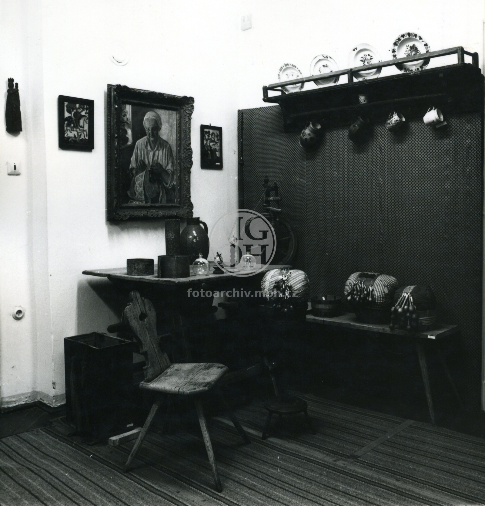 Fotografie - Expozice muzea krajky