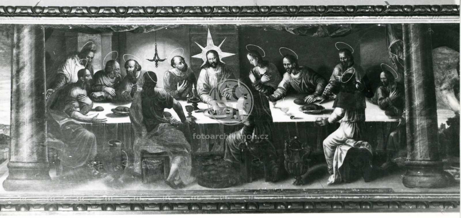Fotografie - Kladský mistr - obrazy (Poslední večeře Páně, Nadebevstoupení)