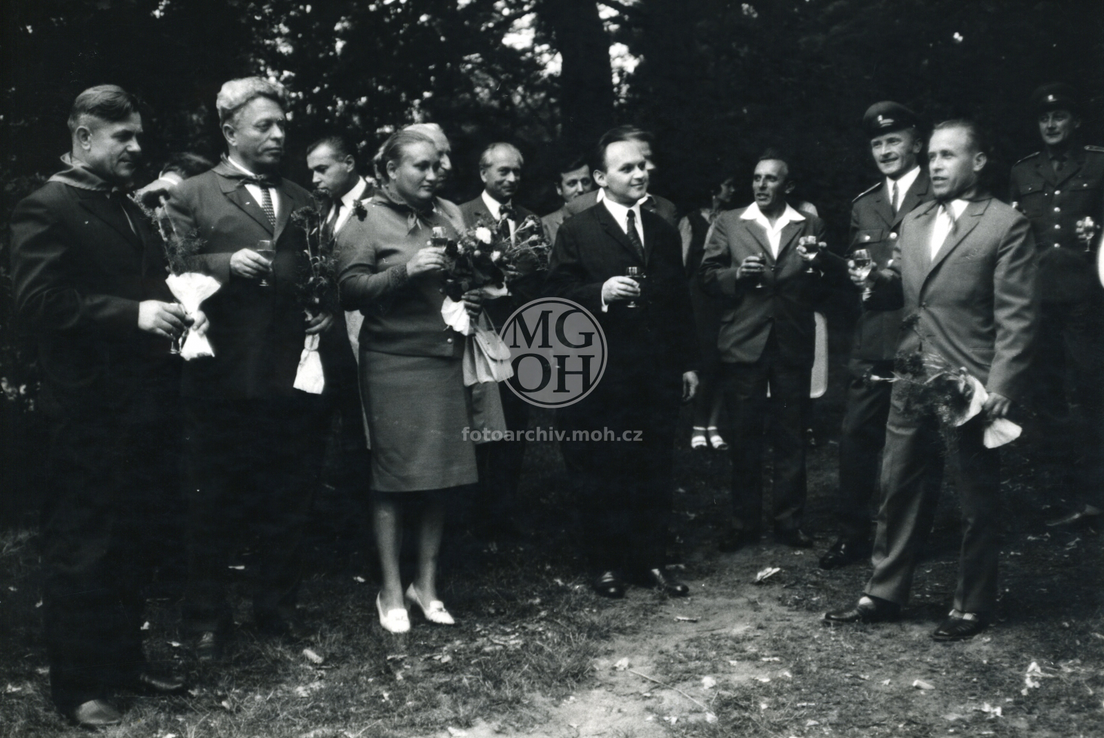 Fotografie - Návštěva z Priluk - vítání sovětské delegace