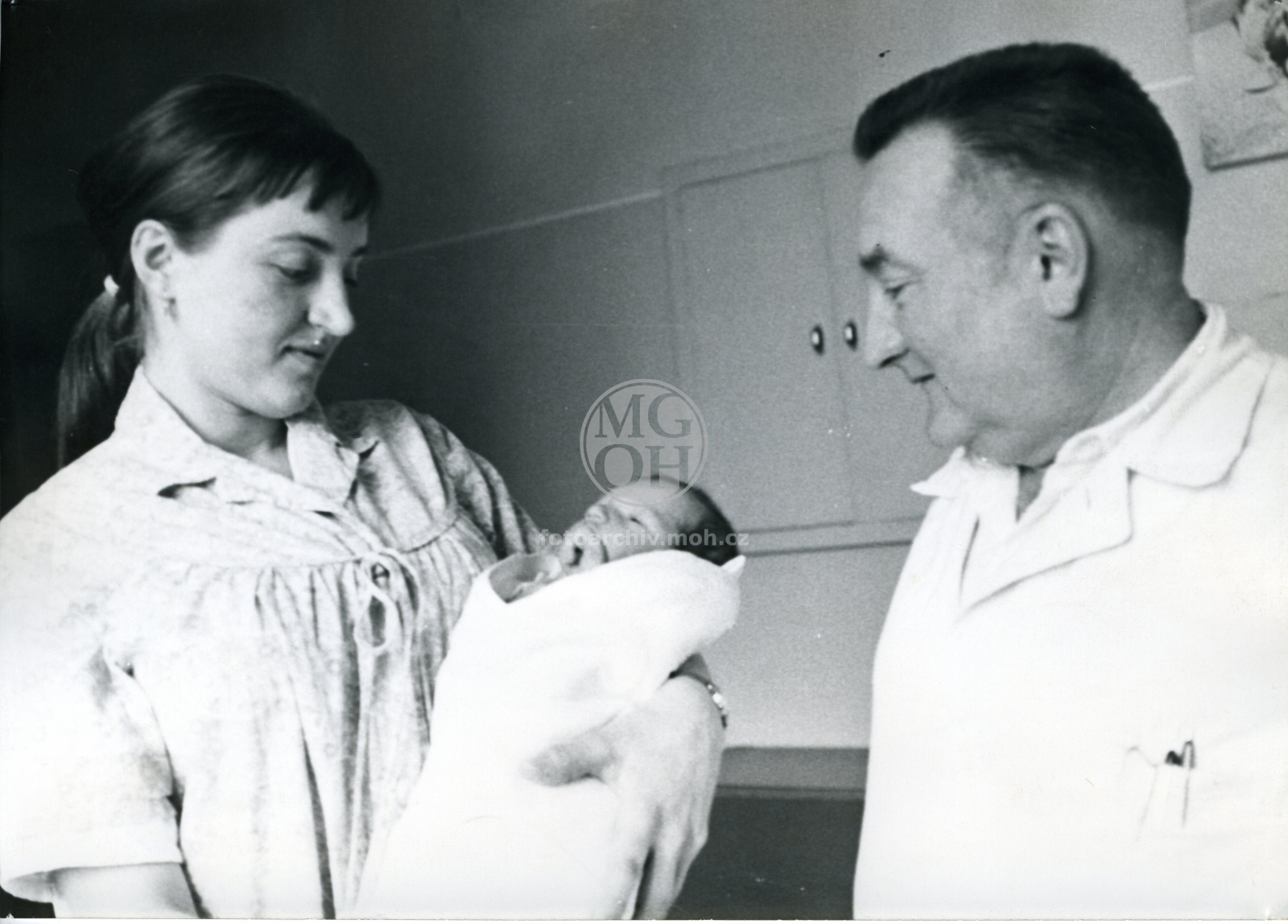 Fotografie - 1. občánek r. 1972, nemocnice