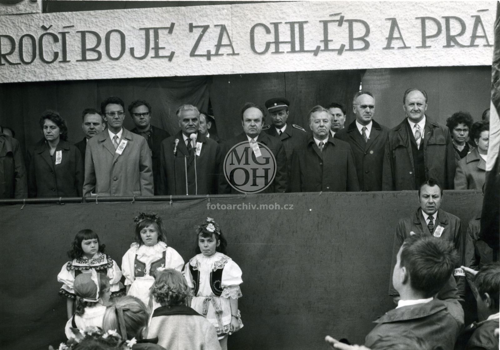 Fotografie - 40. výročí stávky - manif.