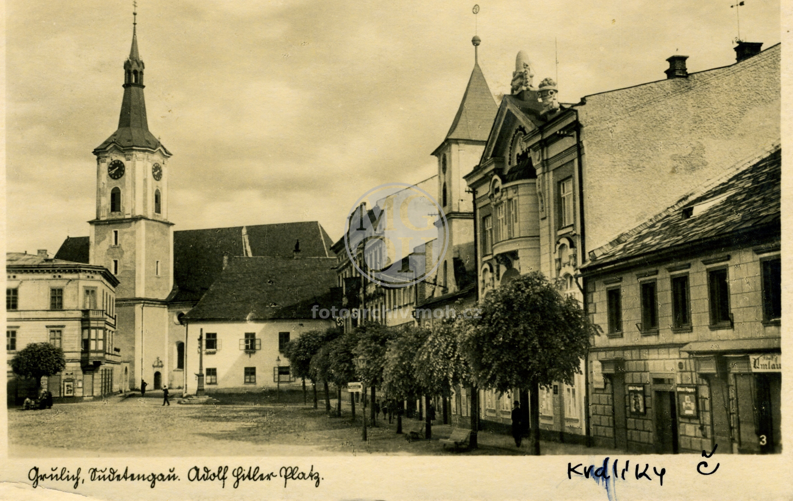 Fotografie - Náměstí Adolfa Hitlera