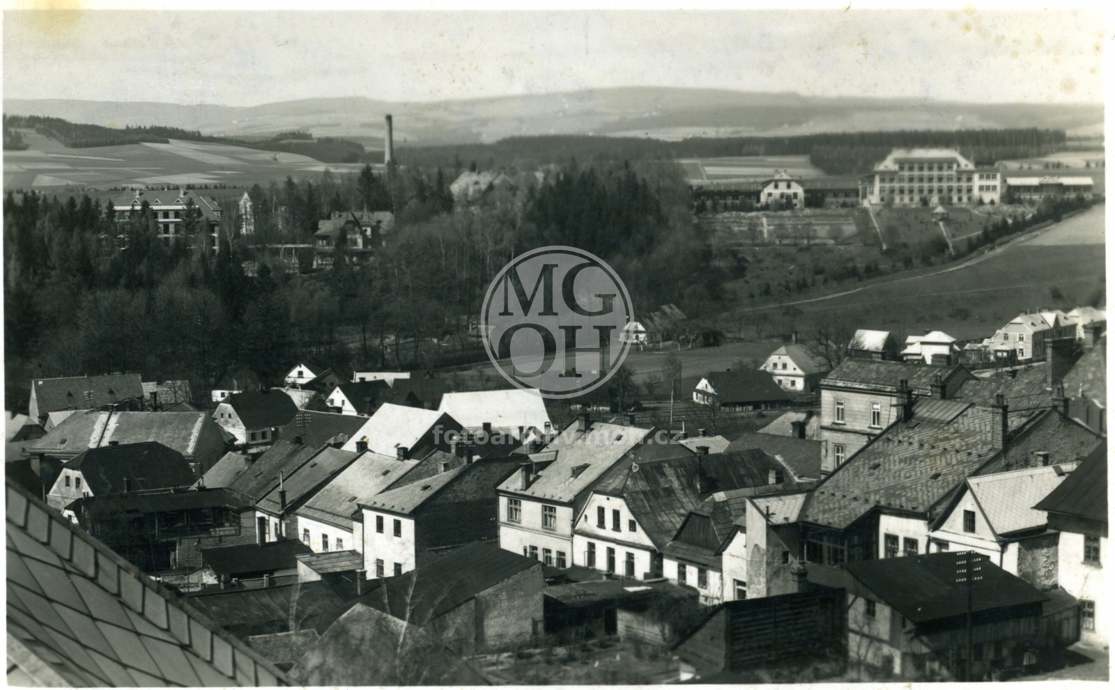 Fotografie - Pohled na část města a Albertinum