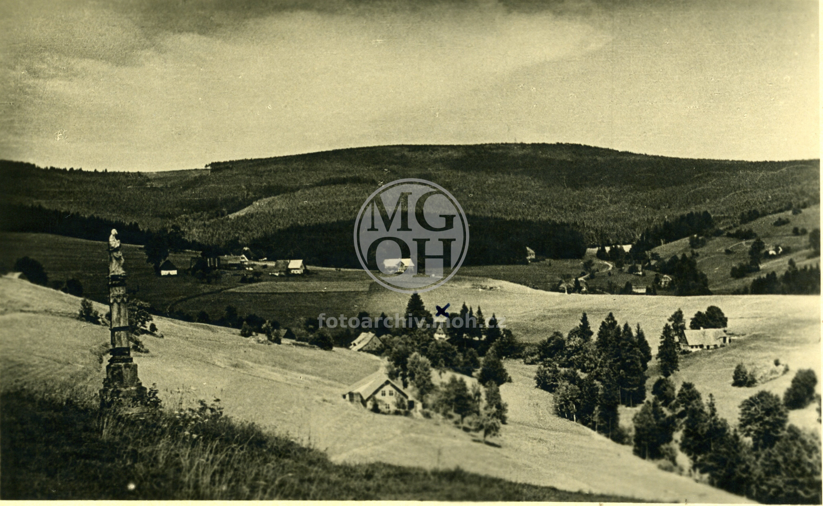 Fotografie - Pohled na část obce