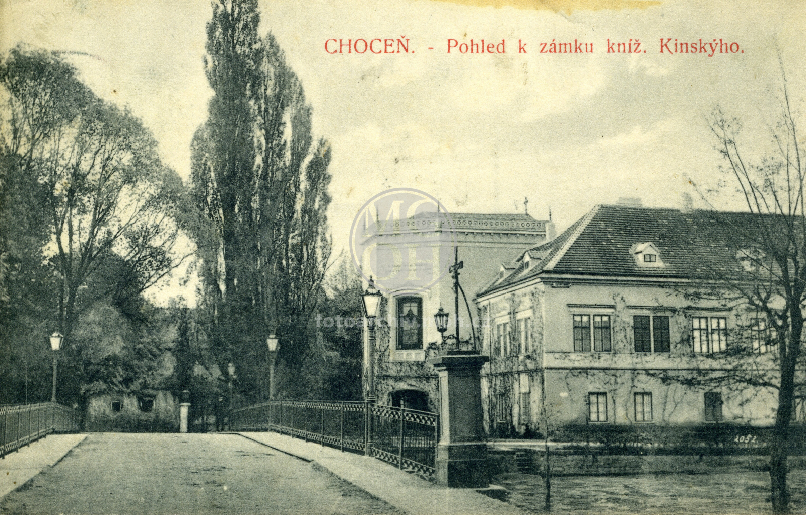 Fotografie - Pohled na zámek Kinských