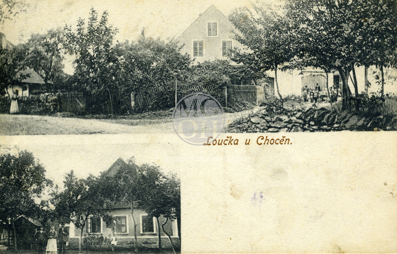 Fotografie - Dva snímky z obce Loučka u Chocně