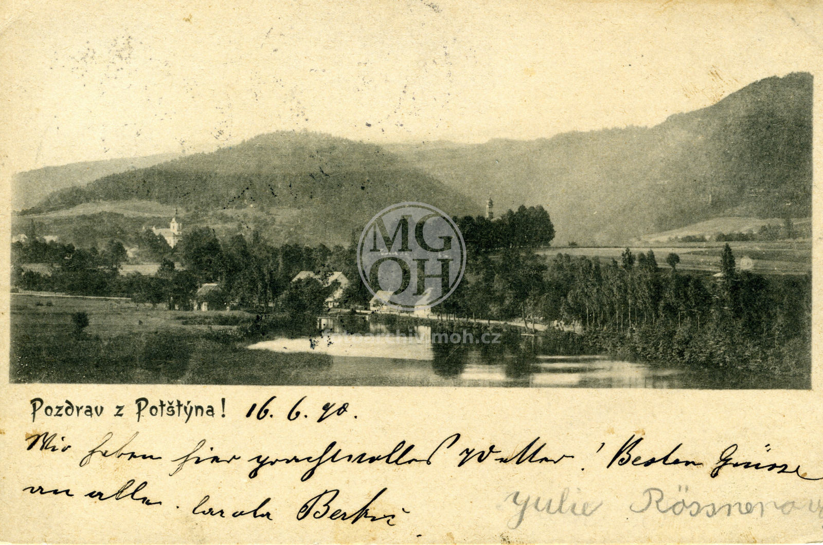 Fotografie - Pozdrav z Potštejna