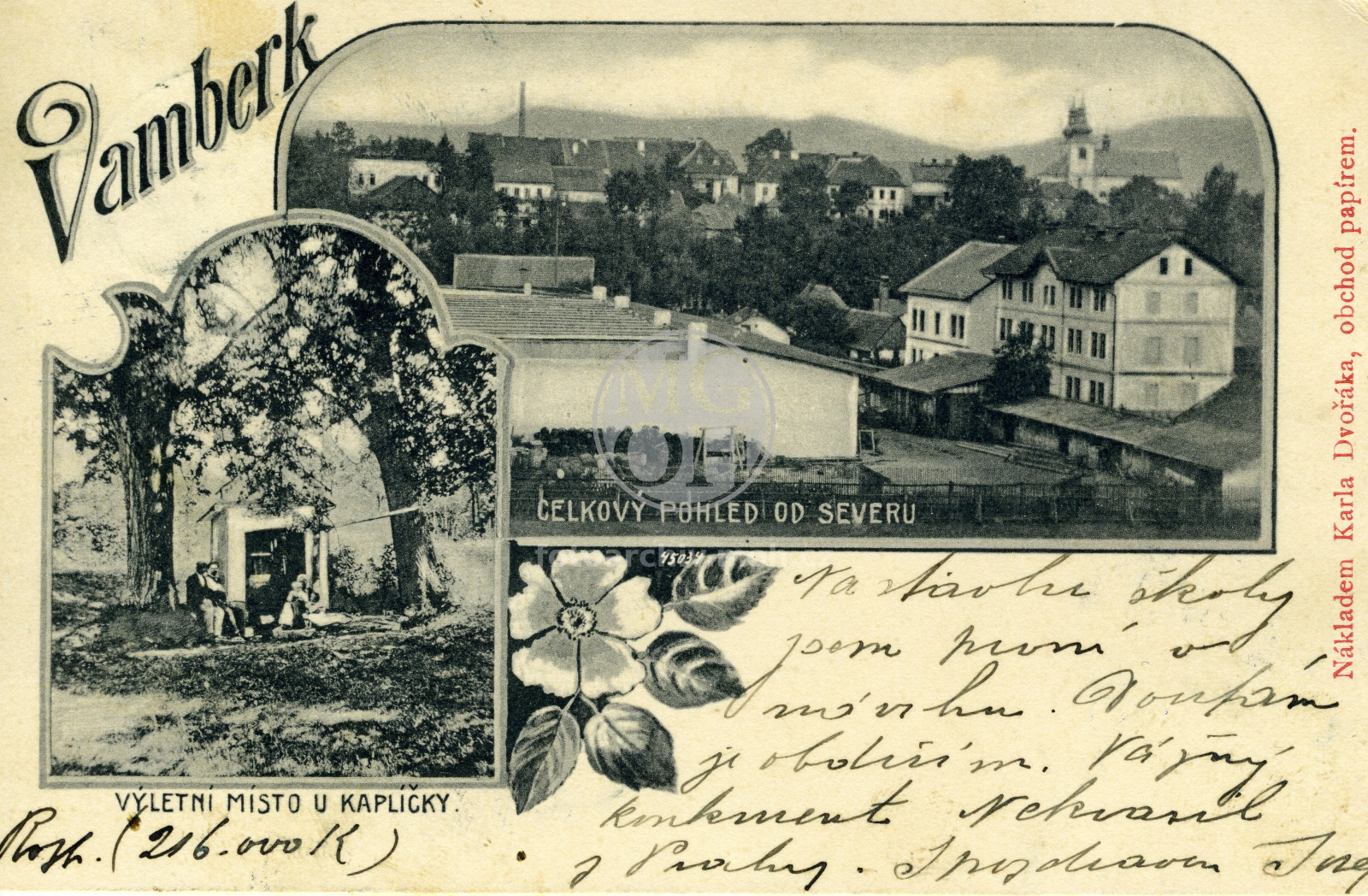 Fotografie - Celkový pohled od severu. Výletní místo u kapličky